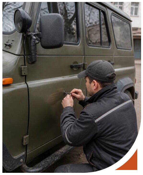 Профессиональное вскрытие автомобиля УАЗ без повреждений в Надыме